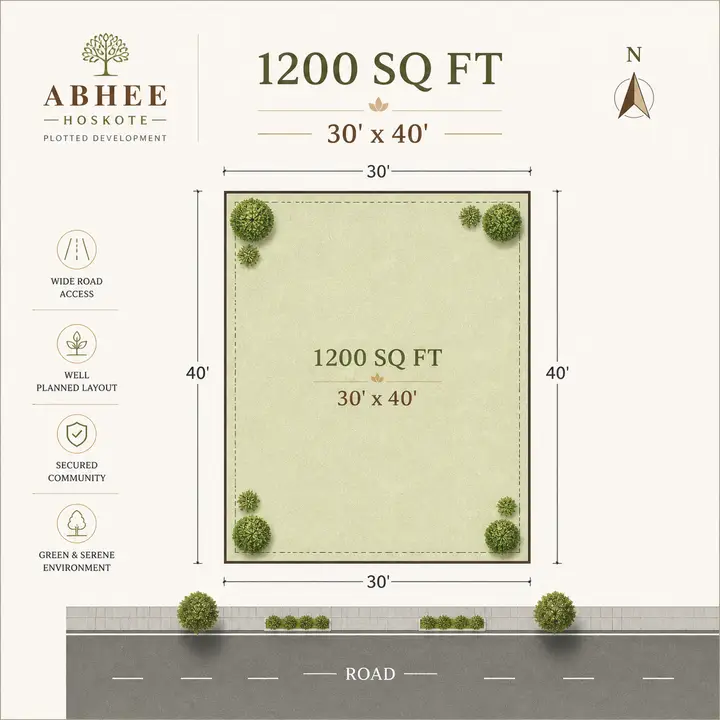 Abhee Hoskote 1200sqft