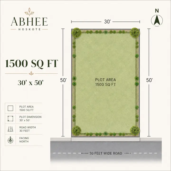 Abhee Hoskote 1500sqft