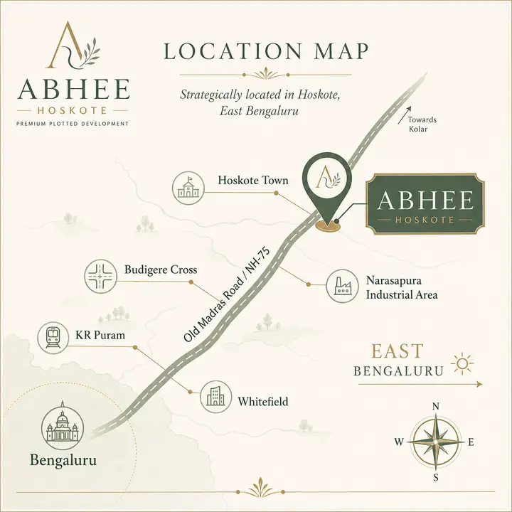 Abhee Hoskote location map